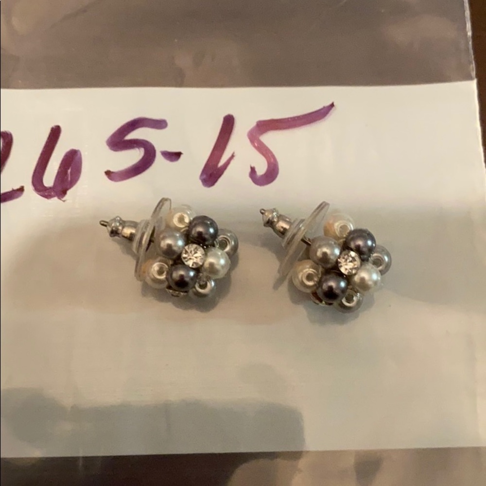 Pear Cluster earrings